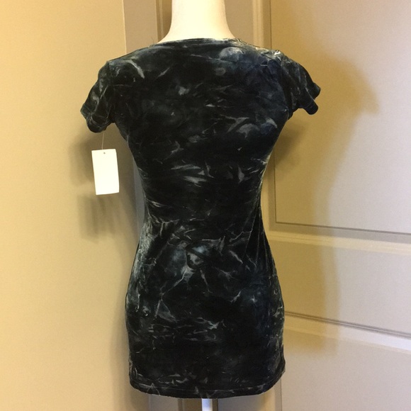 Stylish Hand Dyed Velvet Dress - Picture 2 of 8